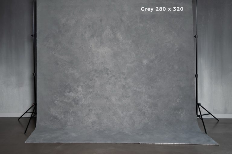 Hand painted canvas backdrops, large: grey, blue, beige